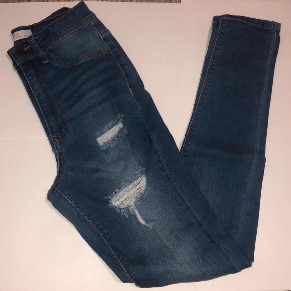 Windsor size 5 distressed denim